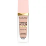 Eveline Cosmetics Wonder Match Lumi vlažilni tekoči puder z gladilnim učinkom SPF 20 odtenek 10 Vanilla Warm 30 ml