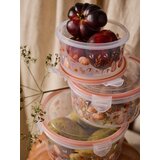 Sinsay Set posuda za hranu s poklopcem i jesenskim motivom 3 pack | shoptok.hr