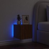  Zidni TV ormarić s LED svjetlima boja hrasta 30,5 x 35 x 30 cm | shoptok.hr