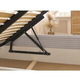 Bobochic Paris Bež tapecirani bračni krevet s prostorom za odlaganje s podnicom 160x200 cm Jade – | shoptok.hr