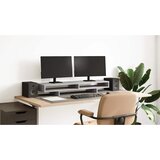  Stalak za monitor boja betona 100x27x15 cm konstruirano drvo | shoptok.hr