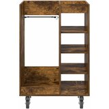 Golf ormar s kotačem Jednobojno Dimljeni hrast 65 x 45 x 98 cm | shoptok.hr