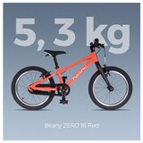  Dječji bicikl BEANY ZERO 16" crveni 5,3kg | shoptok.hr