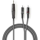 Nedis COTH22200GY30, Stereo audio kabl, 3,5 mm muški, 2x RCA muški, Niklovani, 3,00 m | Eponuda.com