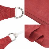  Jedro za zaštitu od sunca 160 g/m² crveno 2 x 2 m HDPE | shoptok.hr