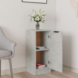  Komoda siva boja betona 30 x 30 x 70 cm od konstruiranog drva | shoptok.hr