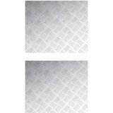  Stepenica Pravokutni 2 pcs Srebrno 60 x 50 cm Aluminij | shoptok.hr