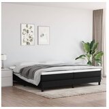  Box spring posteljni okvir črn 200x200 cm blago | Shoptok.si