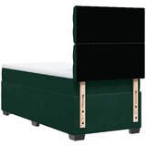 Box spring krevet s madracem tamnozeleni 80 x 200 cm baršunasti | shoptok.hr