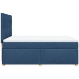  Krevet s oprugama i madracem plavi 140x200 cm od tkanine | shoptok.hr
