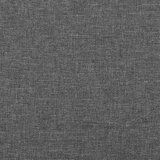  Vzglavje z ušesi temno sivo 93x16x118/128 cm blago, (20954171) | Shoptok.si