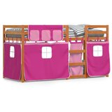  The living store pograd z zavesami roza 90x200 cm trdna borovina - pograd, (21488547) | Shoptok.si