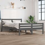  Za krevet od masivnog drva sivi 120 x 200 cm Cijene
