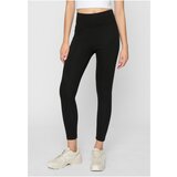 Urban Classics women's high-waisted jersey leggings 2-pack black+black Cene