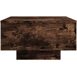  Stolić za kavu s LED svjetlima boja dimljenog hrasta 55x55x31cm | Eponuda.com