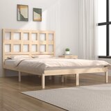 Maison Chic Posteljni okvir - Dvoposteljna postelja - Zakonska postelja brez vzmetnice 120x200 cm trdna borovina-J10489, (21770327) | Shoptok.si