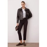 TRENDYOLMILLA ženski pantalone Twoaw26Je00026, braon-braon Cene