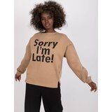 ex moda Sweatshirt-EM-BL-U624.99-dark beige | Shoptok.si