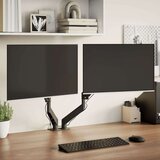 vidaXL Dvojna ruka za monitor za zaslon max. 27 " VESA 75/100 mm 20 kg | shoptok.hr