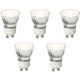 LUEDD Komplet 5 zatemljivih LED žarnic GU10 35 mm 4 W 200 lm 3000 K | Shoptok.si