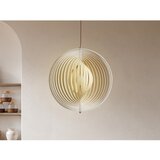 Drveni luster na sajli 1xE27/60W/230V prečnik 50 cm masiv/furnir/kaučukovac | Eponuda.com