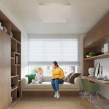 Nice Lamps bela stropna svetilka s tekstilnim senčnikom 80x105 cm viva – | Shoptok.si