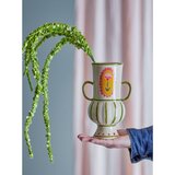 Bloomingville Bež ročno poslikana vaza iz kamenine (višina 21 cm) Odina – | Shoptok.si
