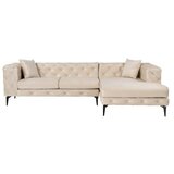Atelier Del Sofa ugaona garnitura como eco right beige black
