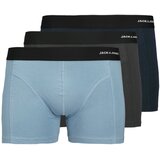 Jack & Jones Boksarice 'JACPhilip' mornarska / svetlo modra / bazaltno siva / bela Cene