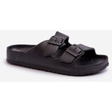 EVENTO PE1 Women's Foam Flip-Flops with Buckles Black Luciene | ePonuda.com