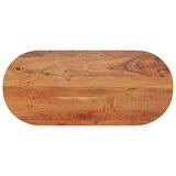 vidaXL Stolna ploča 110x50x2 5 cm ovalna od masivnog drva bagrema cijene
