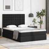 vidaXL postelja s shranjevanjem črna 140 x 200 cm umjetno usnje | Shoptok.si