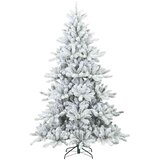  Umjetno božićno drvce s nogom Bijelo 180 cm PVC i čelik | shoptok.hr