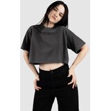 Shaka Wear Garment Dye Crop T-Shirt shadow grey | shoptok.hr
