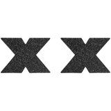 Bijoux Indiscrets Nalepke za prsi Flash Cross črne | Shoptok.si