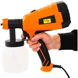 Električni pištolj za prskanje boje s 3 mlaznice 500 W 800 ml