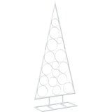  Metalna božićna jelka KUOPIO 125 cm Čelik Bijela | shoptok.hr