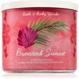 Bath & Body Works Bronzed Sunset dišeča sveča 441 g