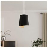 Eglo visilica Bolivia 900425, 1x E27, Ø18 cm, crna/boja pijeska | shoptok.hr