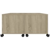  Stolić za kavu boja hrasta sonome 75 x 75 x 38 cm od iverice | shoptok.hr