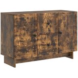 vidaXL Strani šal Dimljen hrast 89 x 34,5 x 60 cm Inženirski les, (5000217854) | Shoptok.si