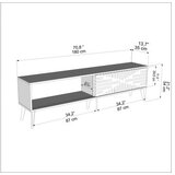 Hanah home Hanah TV komoda Riso, 180x54x35 cm, hrast | Eponuda.ba