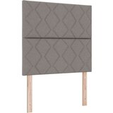 vidaXL Box Spring Postelja z Vzmetnico Taupe 100x200 cm Tkanina, (22050526) | Shoptok.si