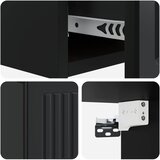 Stolna montirana na zid Crna 59 x 34,5 x 17 cm | shoptok.hr