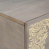  Kava Stol Siva 100 x 54 x 40 cm Čvrsto drvo manga | Eponuda.com
