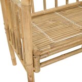  Vrtni luk s klupom Prirodna 115 x 50 x 205 cm Bambus | Eponuda.com