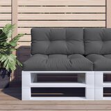  Jastuk za palete antracit 80 x 40 x 12 cm od tkanine | shoptok.hr