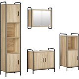 Set ormarića za kupaonicu 4 kom. Hrast sonoma 40 x 36 x 181 cm | shoptok.hr