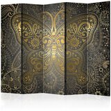  Paravan u 5 dijelova - Golden Butterfly II [Room Dividers] 225x172 | shoptok.hr
