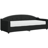  Dnevni krevet s madracem crni 80 x 200 cm od tkanine | shoptok.hr